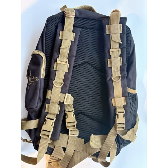 Gurkha Cigars Tactical Backpack Black Tan Multiple Pockets K. Hansotia & Co - Picture 3 of 6